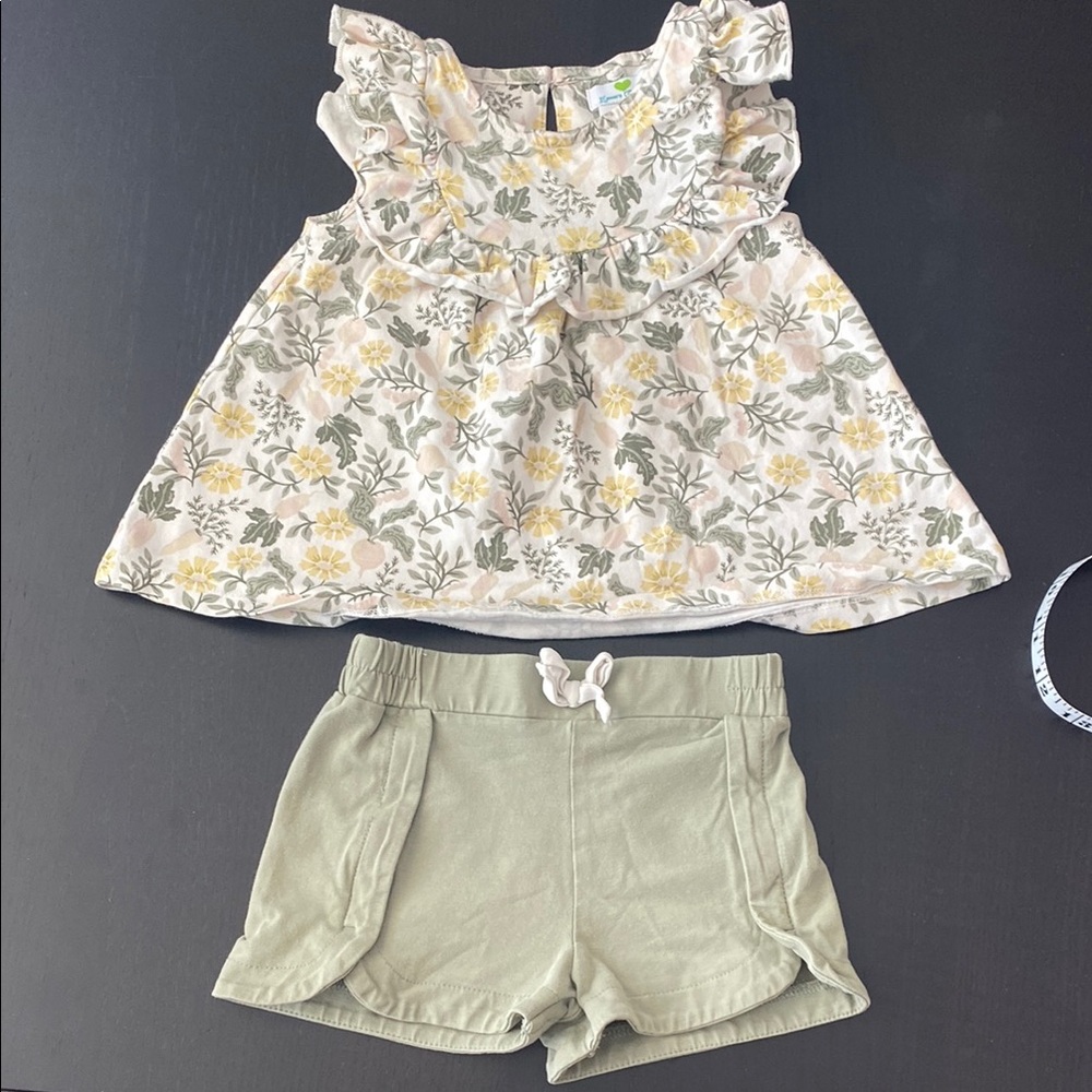 Emma’s Garden sage green too and shorts set